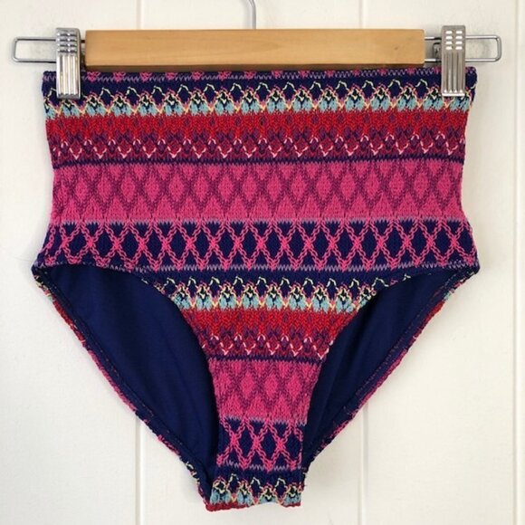 Hollister Womens Swim Bottom Boho High Waisted Small - Picture 1 of 8